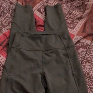 Lululemon leggings olive green